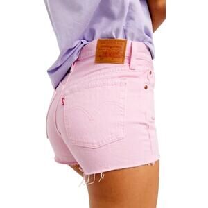 Levi's Pink 501 Original Denim Button Fly Cut Off Shorts, Size 32, NWT